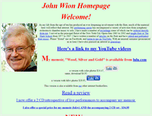 Tablet Screenshot of johnwion.com